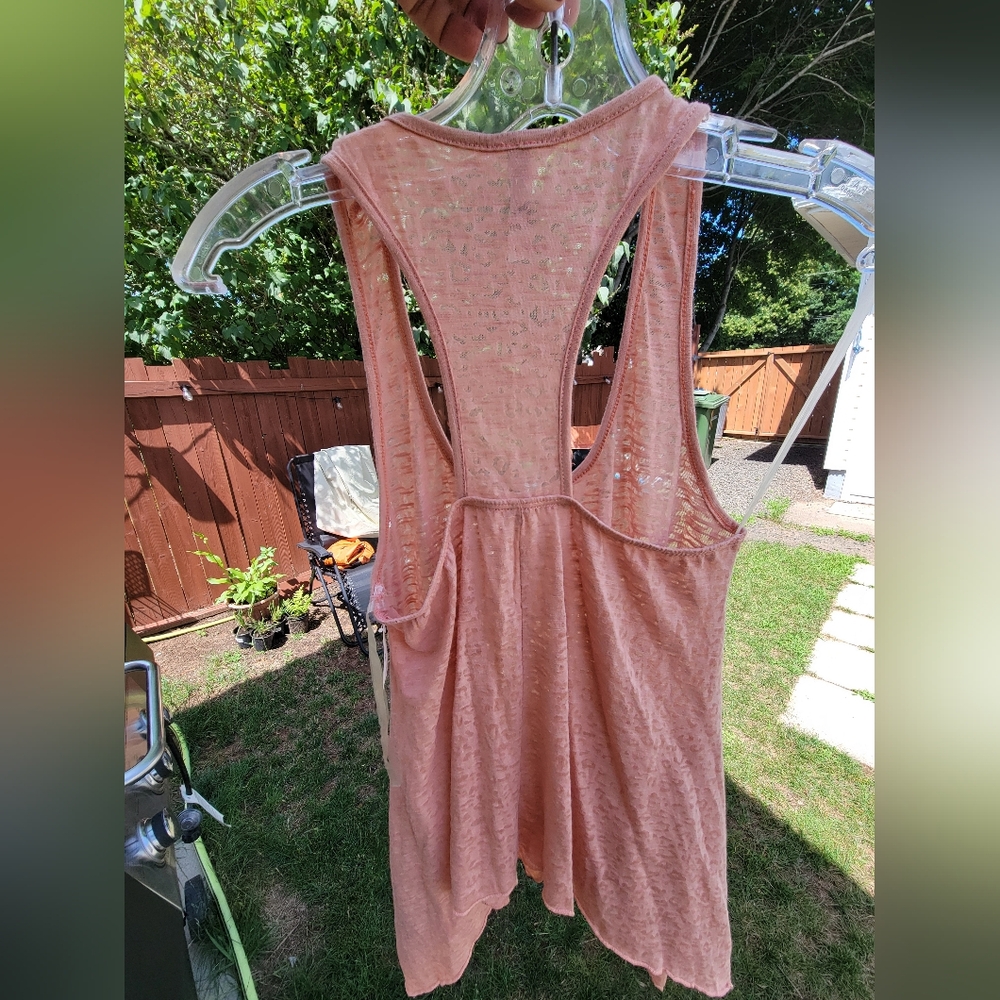 Peach  Backless Tank Top - Picture 7 of 7
